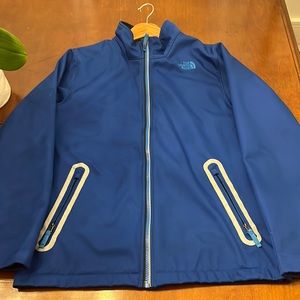 North Face Fleece Blue Jacket Boys XL